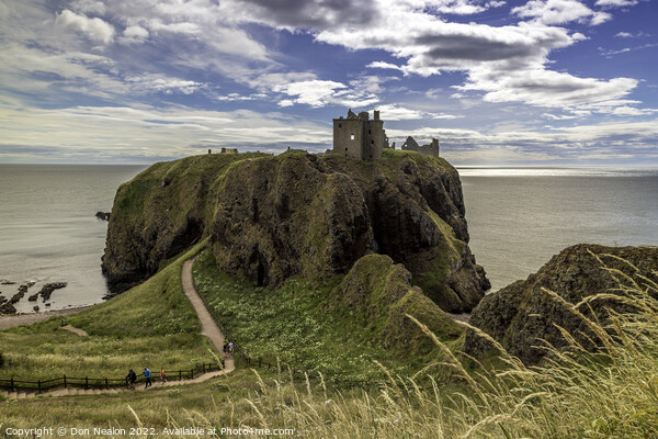 Dunnottar Castle Picture Board by Don Nealon