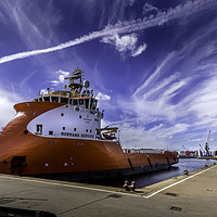 Buy canvas prints of Normand Service supply vessel by Don Nealon