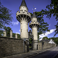 Buy canvas prints of Powis Gate Towers, Kings College - Aberdeen by Don Nealon