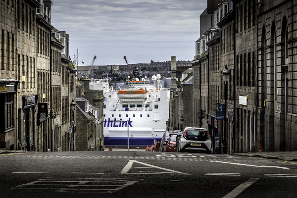 Majestic Ferry in Aberdeen Harbour Picture Board by Don Nealon