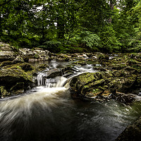Buy canvas prints of The river Feugh Banchory by Don Nealon