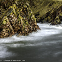 Buy canvas prints of Red granite cliffs, Bullers of Buchan by Don Nealon