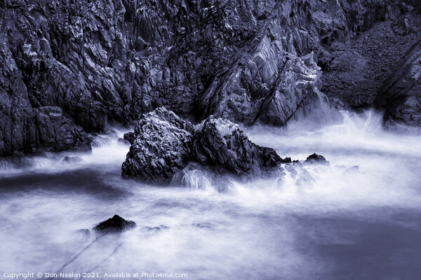 Dramatic Granite Cliffs Picture Board by Don Nealon