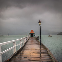 Buy canvas prints of Akaroa Jetty by Pete Evans