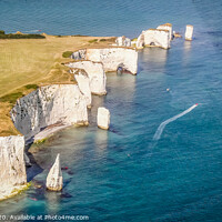 Buy canvas prints of Old Harry Rocks by Pete Evans