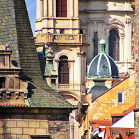 Buy canvas prints of Buildings of Prague  by Pete Evans