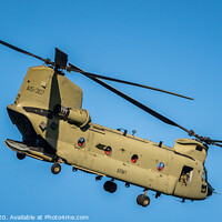 Buy canvas prints of Australian Army CH 47 Chinook by Pete Evans