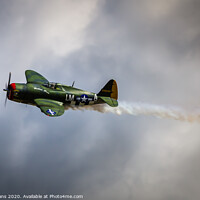 Buy canvas prints of P47 Thunderbolt Flypast by Pete Evans