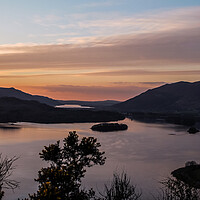 Buy canvas prints of Sunset over Coniston  by Judith Oatley