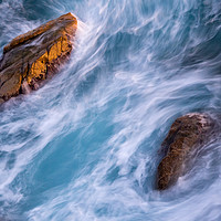 Buy canvas prints of Long exposure picture from ocean by Arpad Radoczy