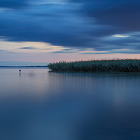 Buy canvas prints of Long exposure picture from the lake Balaton by Arpad Radoczy