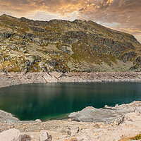 Buy canvas prints of Mountain lake by Arpad Radoczy