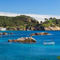 Buy canvas prints of Costa brava landscape picture from a Spain by Arpad Radoczy