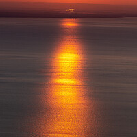 Buy canvas prints of Beautiful sunset light reflection by Arpad Radoczy