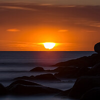 Buy canvas prints of Sunrise in a bay in Costa Brava by Arpad Radoczy