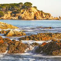 Buy canvas prints of Nice landscape of the Spanish coastal in Costa Brava by Arpad Radoczy