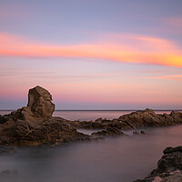 Buy canvas prints of Nice long exposure picture from a Spanish coastal, Costa Brava by Arpad Radoczy