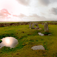 Buy canvas prints of The Men an Tol, Cornwall  by Roger Driscoll