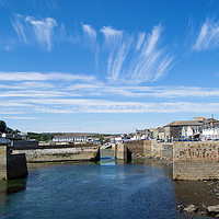 Buy canvas prints of Porthleven Harbour, Cornwall  by Roger Driscoll