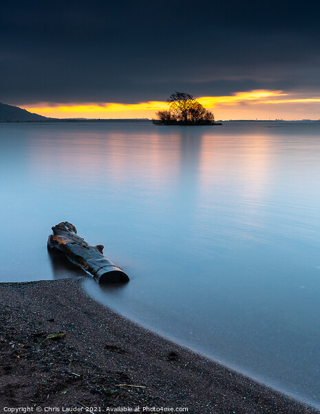 Loch Leven sunrise Picture Board by Chris Lauder