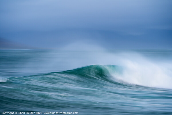 Atlantic wave impressions III Picture Board by Chris Lauder