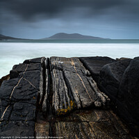 Buy canvas prints of Gneiss striations Harris by Chris Lauder