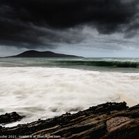 Buy canvas prints of Ceapabhal storm by Chris Lauder