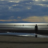 Buy canvas prints of Gormley Statues by Photography by Sharon Long 
