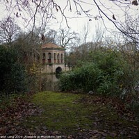 Buy canvas prints of The Roman Boathouse in Birkenhead Park by Photography by Sharon Long 