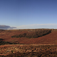 Buy canvas prints of Stanage Edge Peak District Panorama by MIKE HUTTON