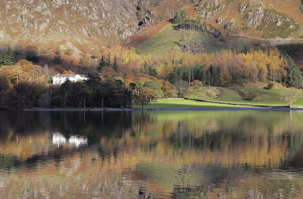 Lake Buttermere in the Lake District Picture Board by MIKE HUTTON