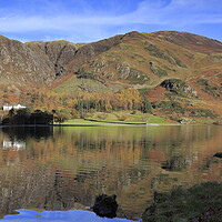 Buy canvas prints of Lake Butteremere in the Lake District by MIKE HUTTON