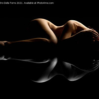 Buy canvas prints of Nude Woman fine art naked by Alessandro Della Torre