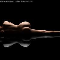 Buy canvas prints of Nude perfect woman's body spleeping by Alessandro Della Torre