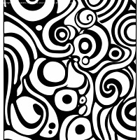 Buy canvas prints of ai generative pop-art black and white abstract illustration by Alessandro Della Torre