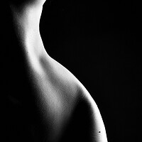 Buy canvas prints of Nude woman bodyscape by Alessandro Della Torre