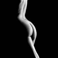Buy canvas prints of nude woman back and ass fine art bodyscape by Alessandro Della Torre
