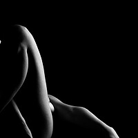 Buy canvas prints of nude bodyscape of woman legs by Alessandro Della Torre