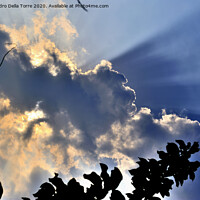 Buy canvas prints of sunlight coming put from a group of clouds by Alessandro Della Torre