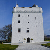 Buy canvas prints of Law Castle in  West Kilbride by Allan Durward Photography