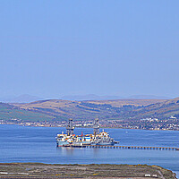 Buy canvas prints of Largs and Hunterston Port by Allan Durward Photography