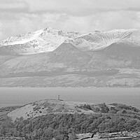 Buy canvas prints of Goatfell, Arran and Goldenberry Hill by Allan Durward Photography