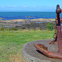 Buy canvas prints of Troon anchor by Allan Durward Photography