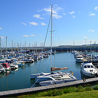 Buy canvas prints of Troon marina craft by Allan Durward Photography