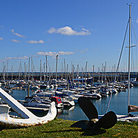 Buy canvas prints of Ayrshire`s Troon marina by Allan Durward Photography