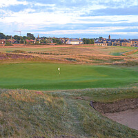 Buy canvas prints of Old Prestwick 17th hole by Allan Durward Photography