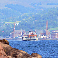 Buy canvas prints of Paddle steamer Waverley and Largs by Allan Durward Photography