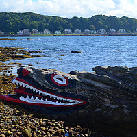 Buy canvas prints of Millport and Crocodile rock by Allan Durward Photography