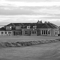 Buy canvas prints of Old Prestwick Golf clubhouse by Allan Durward Photography