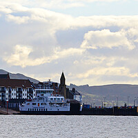 Buy canvas prints of Largs ferry port by Allan Durward Photography